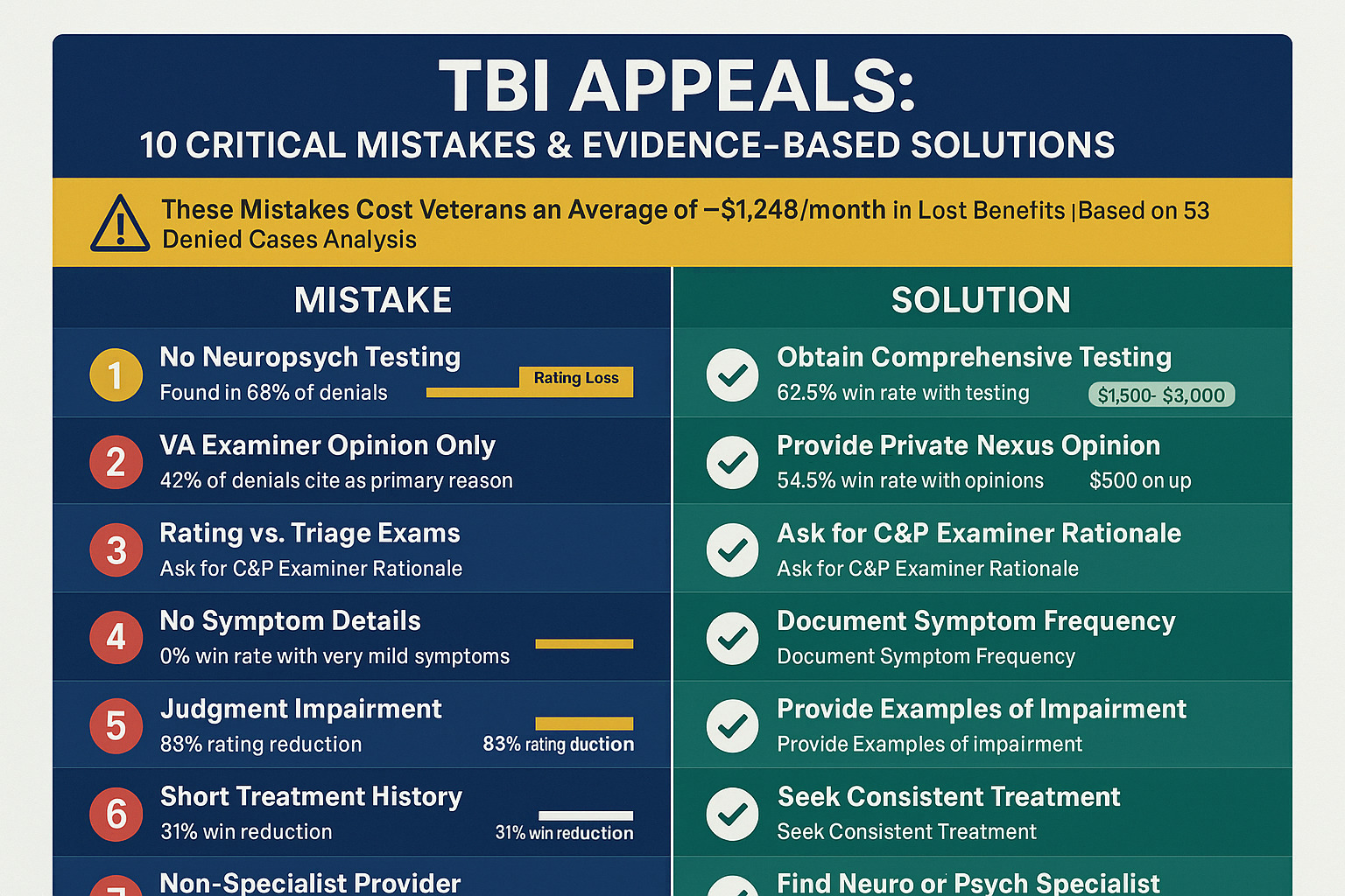 TBI Common Mistakes and Solutions